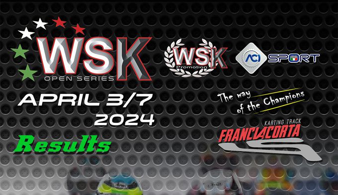 2024 WSK Open Series Race 1 op de Franciacorta Karting Track