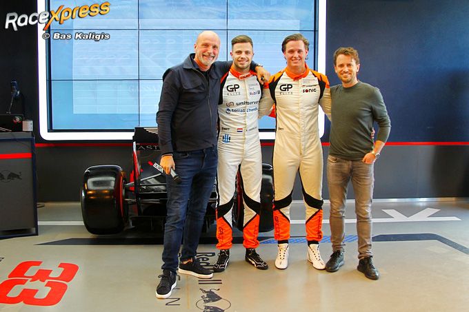 Huub van Eijndhoven en Kas Haverkort Porsche Mobil 1 Supercup