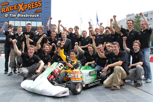 Greenchoice Forze het Formula Zero team van de TU Delft