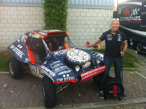 Tim Coronel met elektrische Buggy in Le Dakar 2012