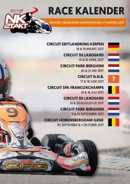 Kalender 2017 Chrono Karting