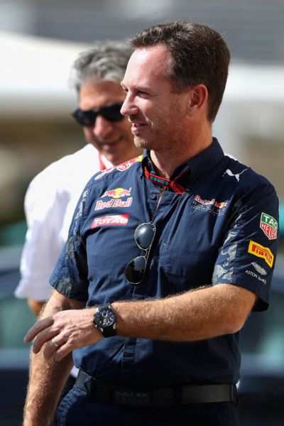 Christian Horner Max Verstappen Daniel Ricciardo Red Bull Formule 1