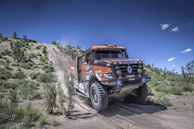 Dakar 2017 Van den Brink winner stage 2 trucks