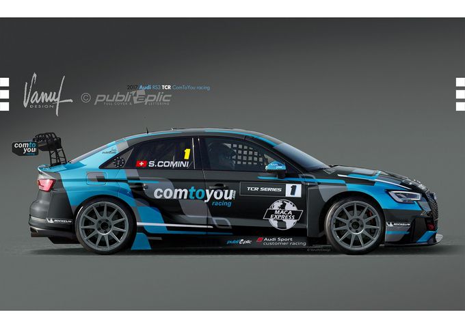 Comtoyou Racing! Stefano Comini met Audi RS 3 LMS in TCR International