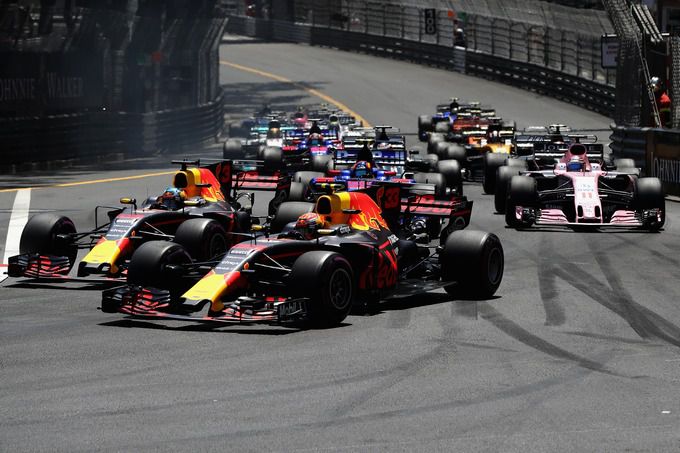 Formula One Monaco Max Verstappen voor Daniel Ricciardo