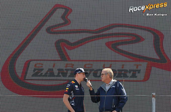 Max Verstappen en Olav Mol Formule 1