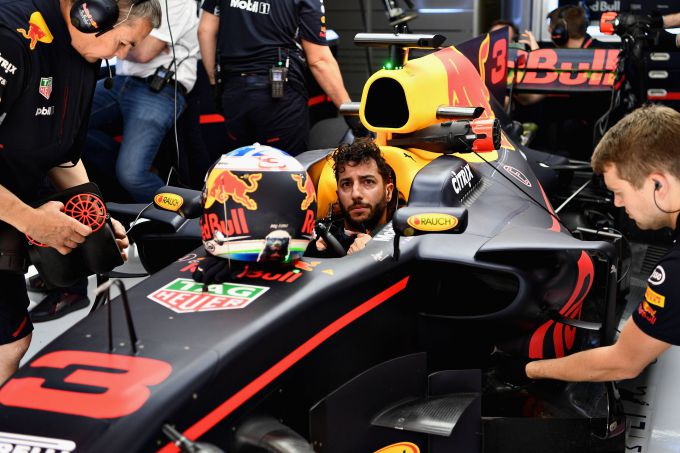 Daniel Ricciardo Red Bull Racing Grand Prix Groot-Brittanni