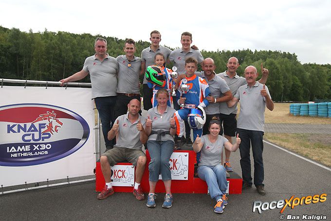 P1 Racing op podium in Kerpen