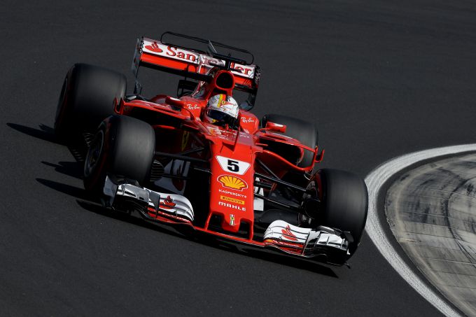 Sebastian Vettel Ferrari Grand Prix Hongarije