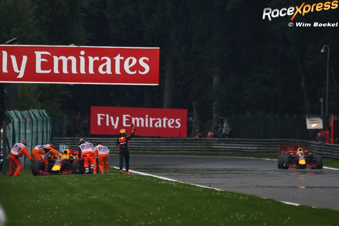 Max Verstappen uitval Spa Formule 1