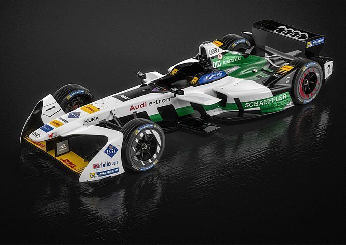 nieuwe Formule E racer Audi e-tron FE04