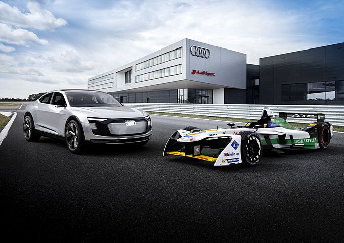 nieuwe Formule E racer Audi