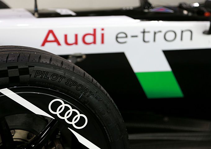nieuwe Formule E racer Audi e-tron FE04
