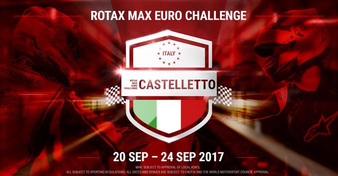 Rotax Max Euro Challenge race 4 in Castelletto di Branduzzi in Itali