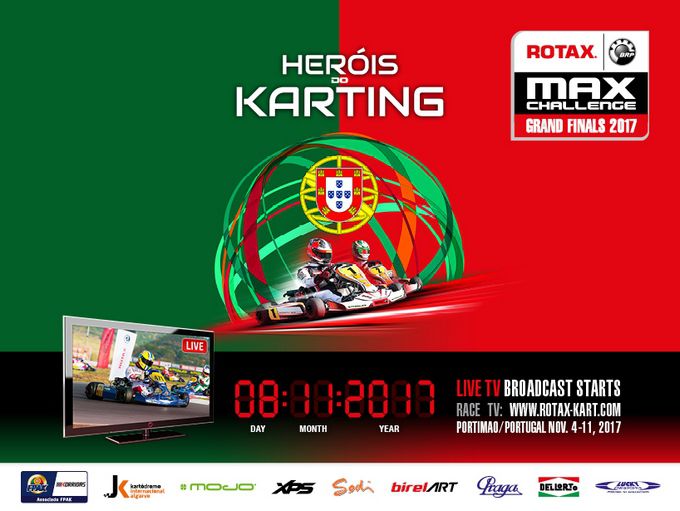 Live broadcasting Rotax Max Challenge Grand Finals 2017 Portimao Portugal