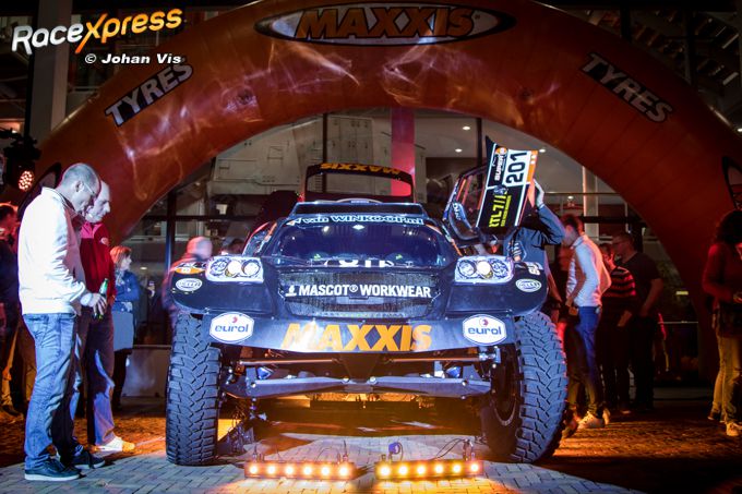 Maxxis Dakar Team presentatie 2017 Tim Coronel Tom Coronel