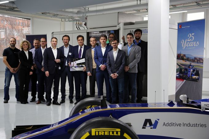 Additive Industries levert MetalFAB1-systeem aan Sauber Formule 1-team