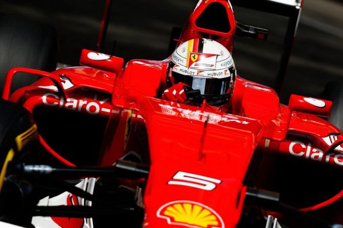 Sebastian Vettel Ferrari Grand Prix Brazili