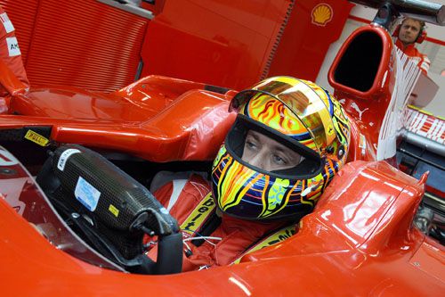 nValentino Rossi Ferrari F1