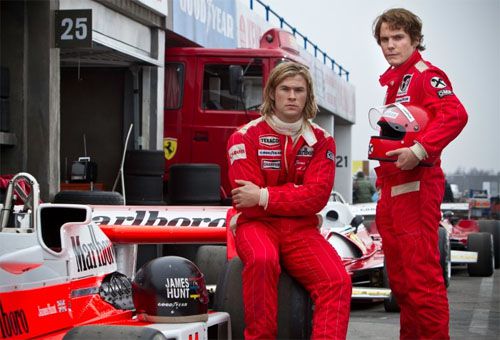 Formule 1 Speelfilm RUSH met Niki Lauda en James Hunt