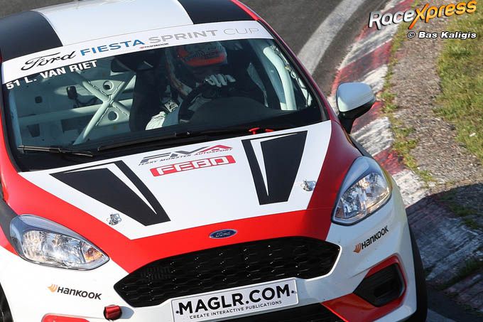 Lorenzo van Riet, debuut in Ford Fiesta Sprint Cup, support van FEBO