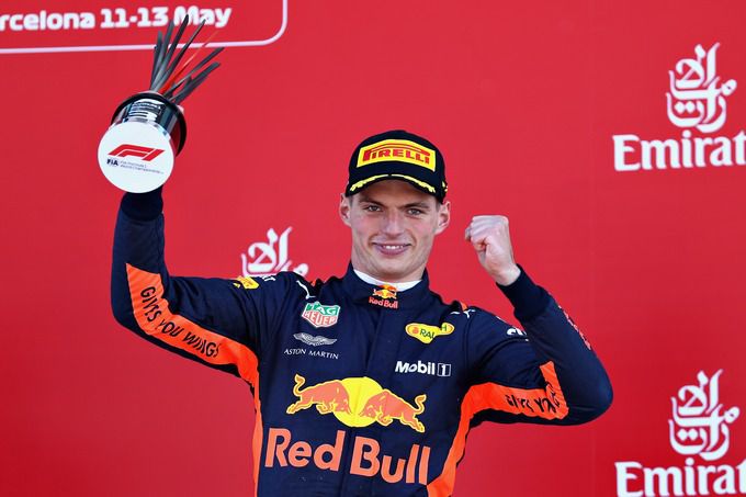 Max Verstappen heeft zijn eerste podium van het 2018 seizoen gepakt