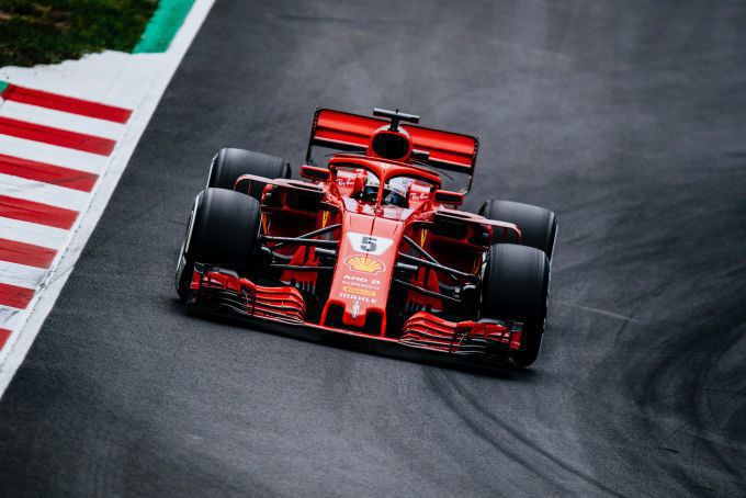 Sebastian Vettel Ferrari Grand Prix Spanje
