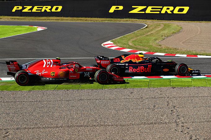 Max Verstappen contra Ferrari