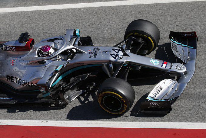 Mercedes DAS Lewis Hamilton