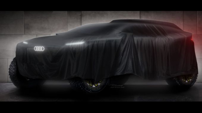 Audi van start in Dakar-rally 2022