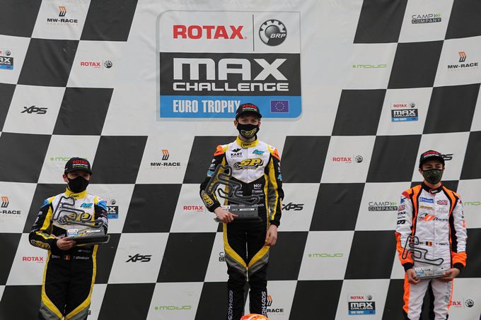 Rotax Max Junior podium