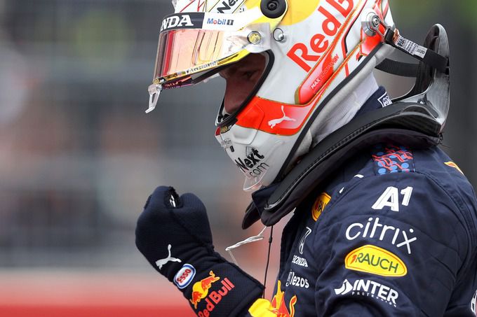 Max Verstappen vuist F1