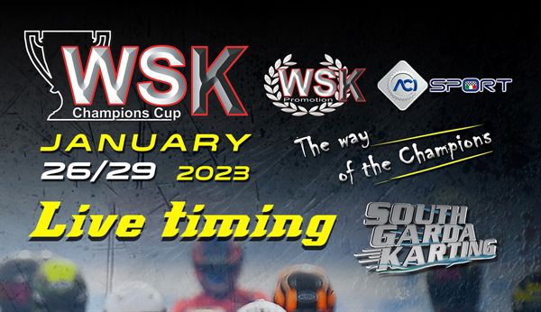 #WSK Champions Cup #livetiming #Lonato