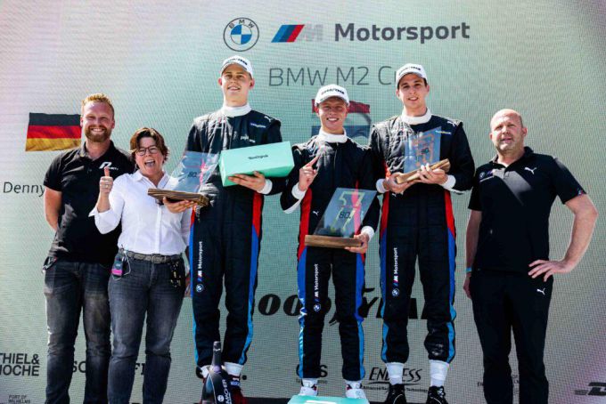 Senna van Soelen podium BMW M2 cup