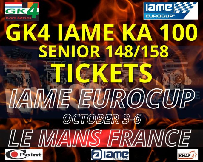 tickets IAME EuroCup in Le Mans