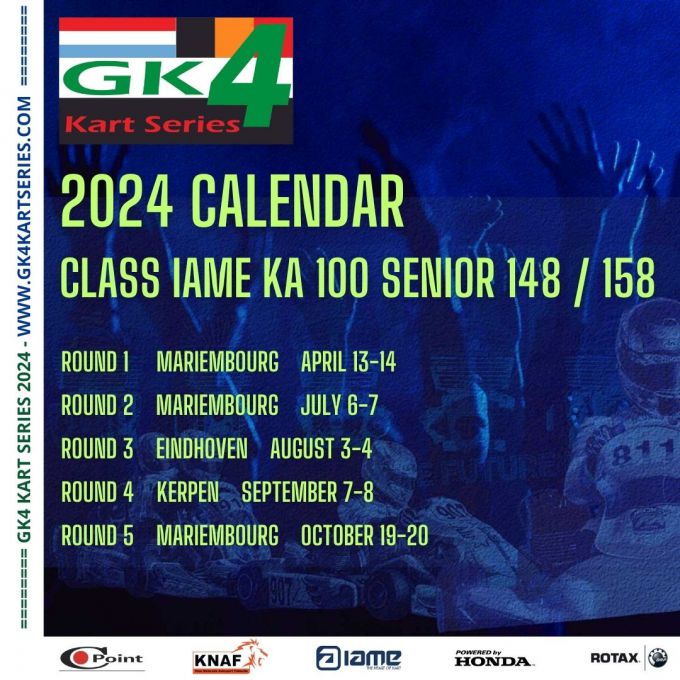 Kalender KA 100 GK4 Kart Series