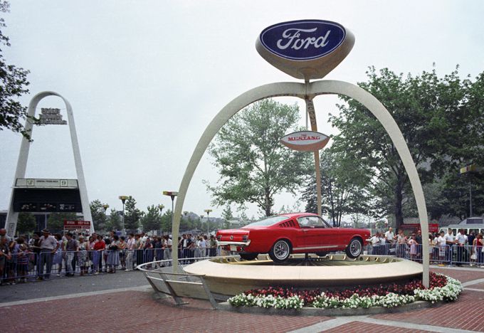 1964 Worlds Fair Ford Exhibit 1965 Mustang