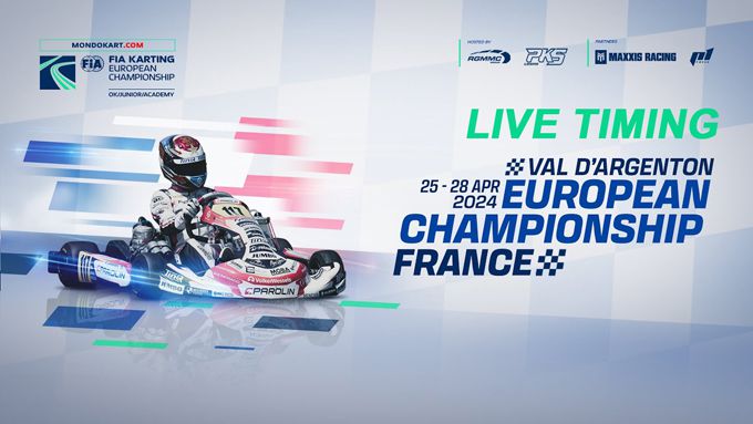 FIA Karting Europees Kampioenschap - OK & Junior en Academy Trophy op Val d'Argenton
