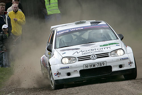 Hans Weijs met de VW Golf IV Kitcar