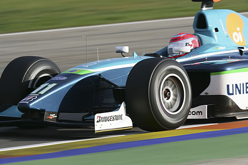 Nelson Piquet jr. in actie