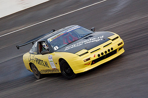 finalist Jasper Spaan met de Nissan S13