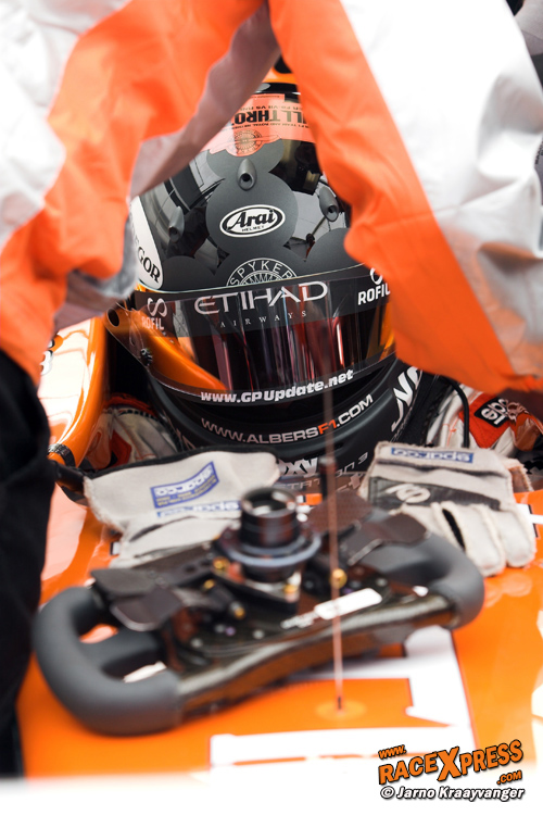 Christijan Albers in de Spyker