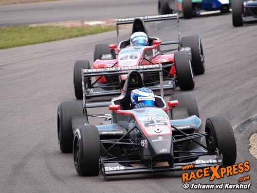 Chris van der Drift, op weg naar de overwinning tijdens de Formule Renault 2.0 Pinksterraces 2006