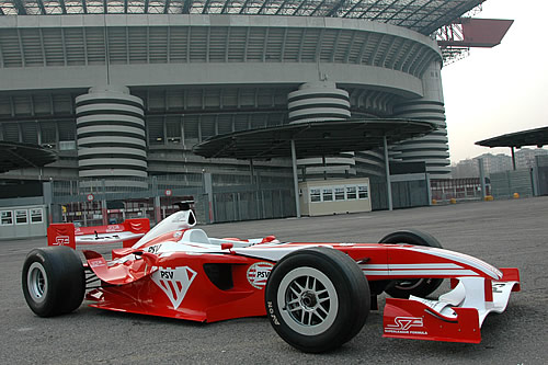 De Superleague Formula bolide van PSV