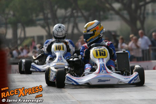 Giorgio Pantano aan de leiding