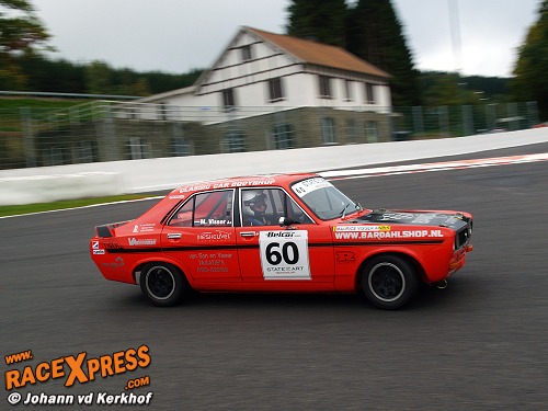 Op Spa-Francorchamps vloog Maurice Visser over het circuit