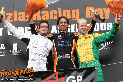 Podium tweede BRL race