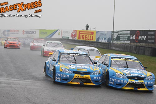 De rijders van Coll� vechten om de koppositie