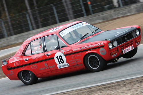 Maurice Visser in actie op Circuit Zolder