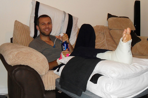 Chris van der Drift herstelt van horror crash